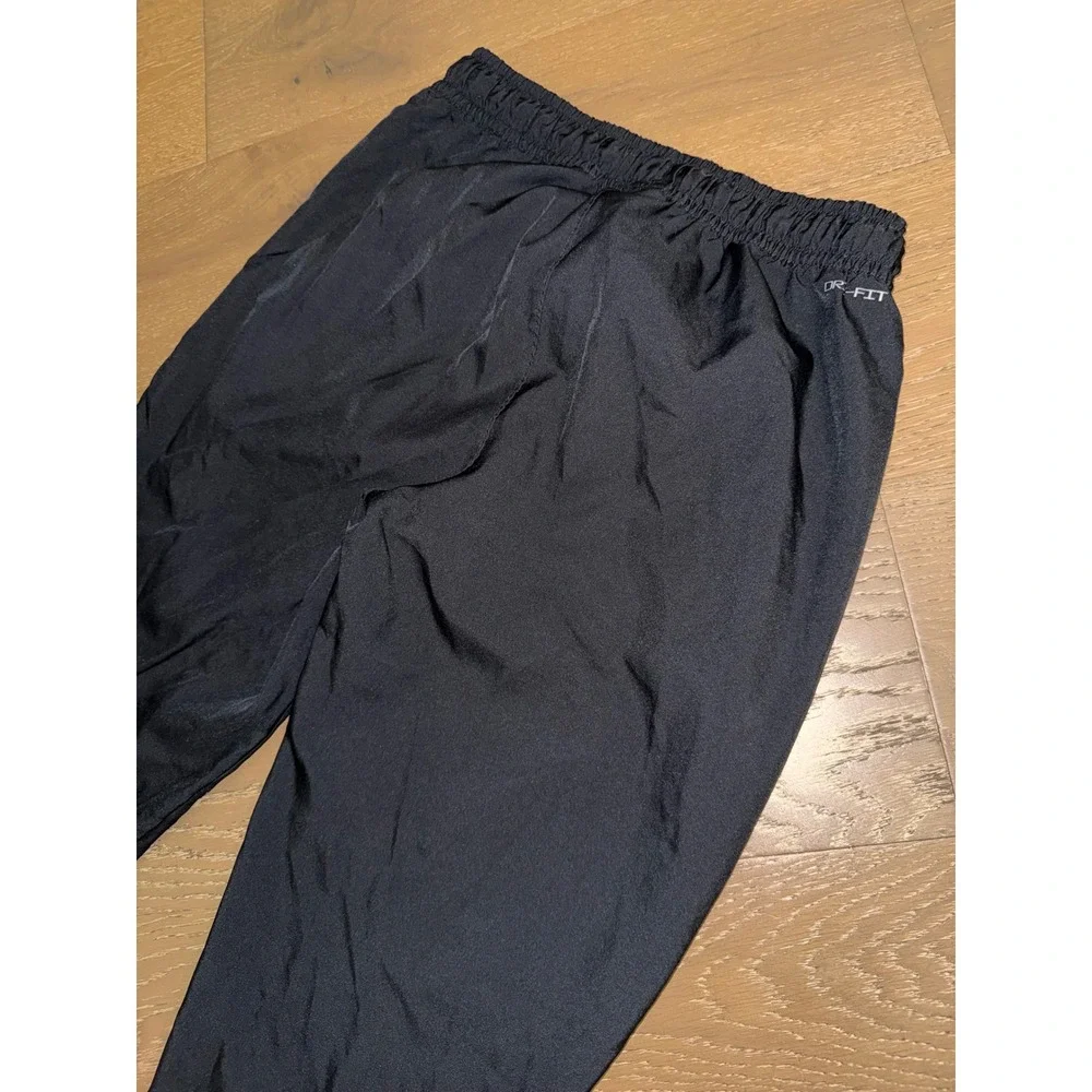 Jordan‎ Dri-FIT Mesh Panel Track Pants Mens Lg Black Jumpman Zipper Ankle Cuffs